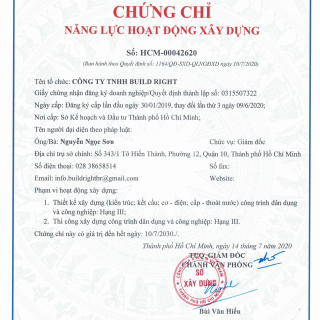 Chứng chỉ năng lực hoạt động xây dựng